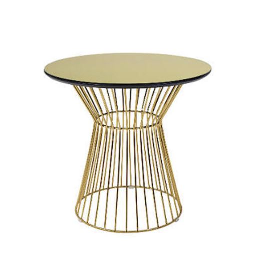 Piper Café Table - Gold-0