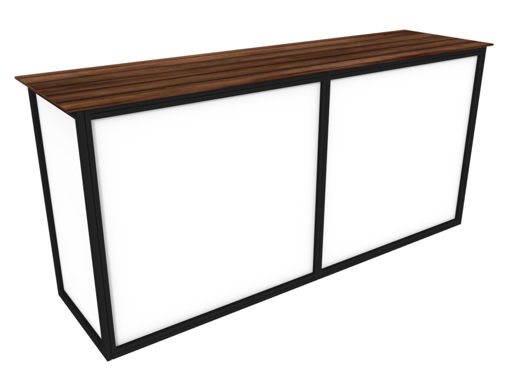 Large Exhibition Counter no Signage Multiple Colours Outstanding Large exhibition counter no signage multiple colours outstanding